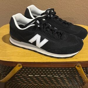 New Balance Black and White Retro Sneakers